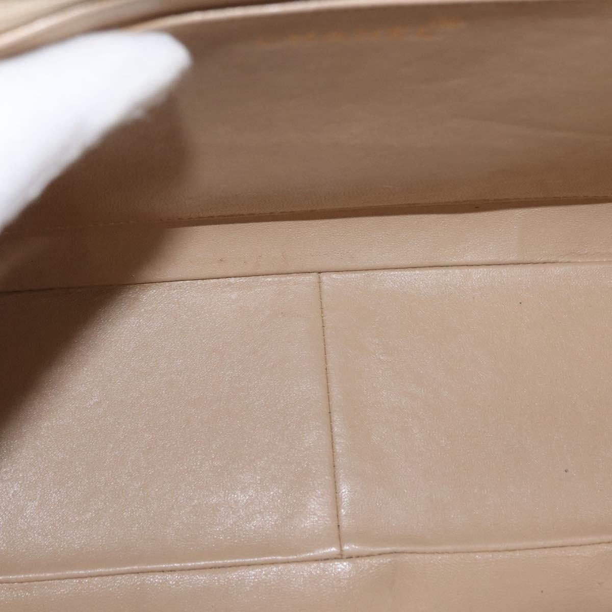 Chanel Chanel Vintage Classic Single Flap Bag Silk Beige