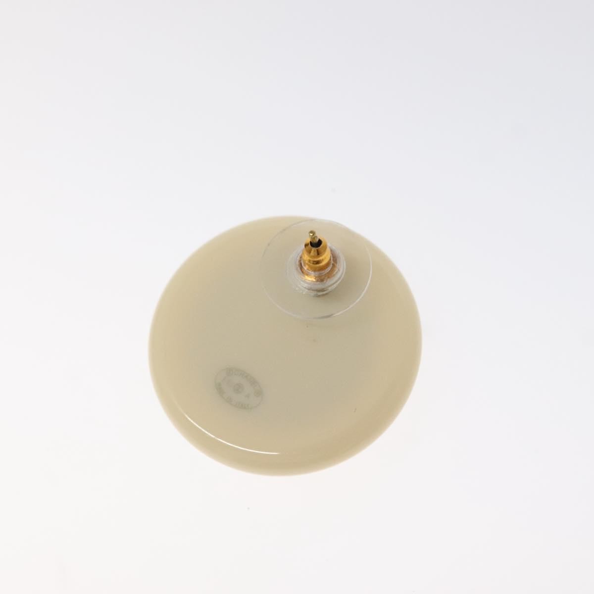 Chanel Chanel Vintage CC plastic Earrings Metal and plastic Goud