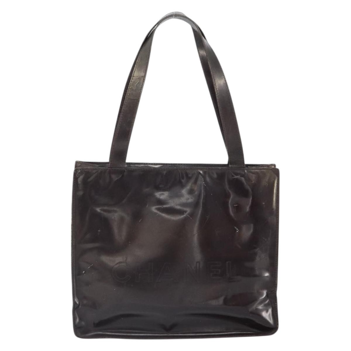 Chanel Chanel Vintage Tote Patent leather Bruin