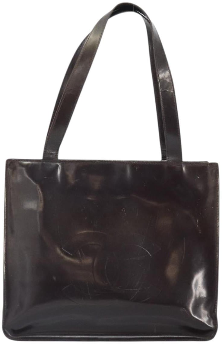 Chanel Chanel Vintage Tote Patent leather Bruin