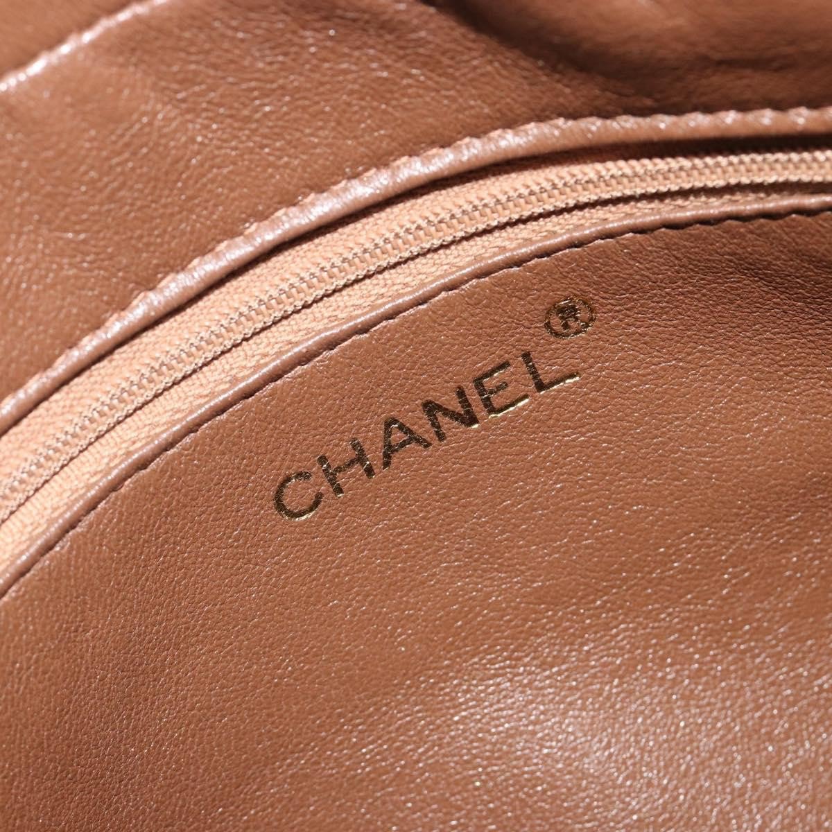 Chanel Vintage Diamond CC Flap Pocket Quilted Lambskin Medium Beige