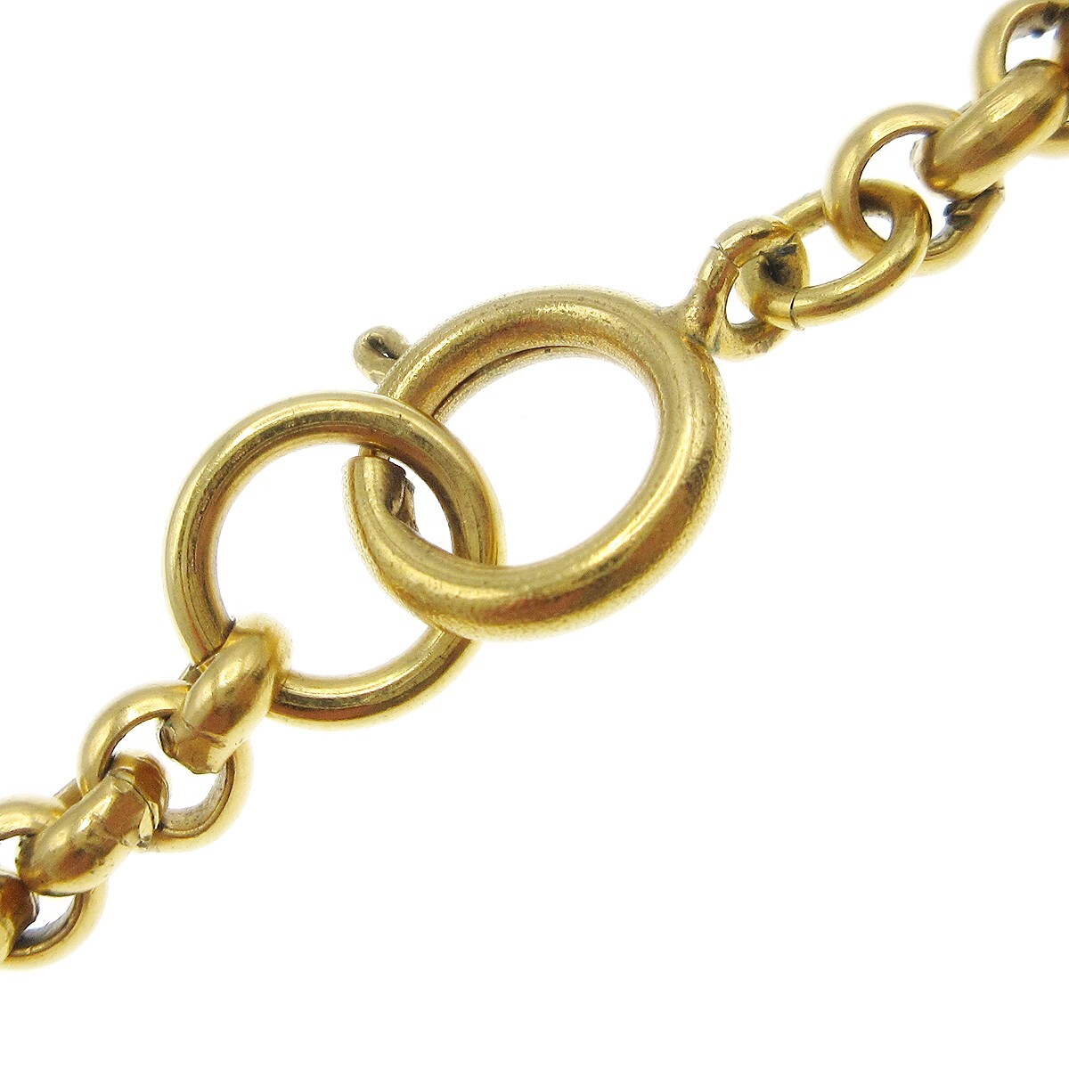 Chanel Chanel CC Heart Pendant Metal Goud