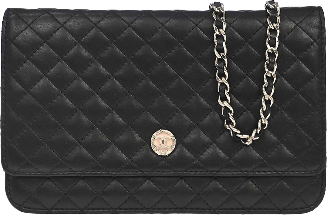 Chanel Wallet on Chain Quilted Lambskin Small Rood