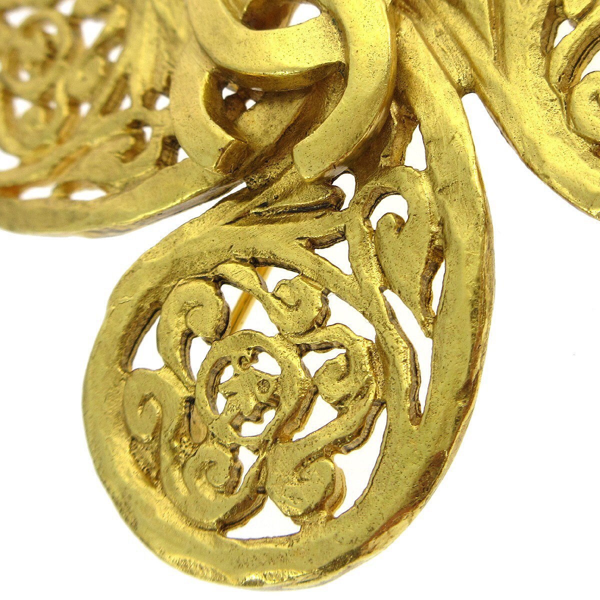 Chanel Logo CC Gold-plated Goud