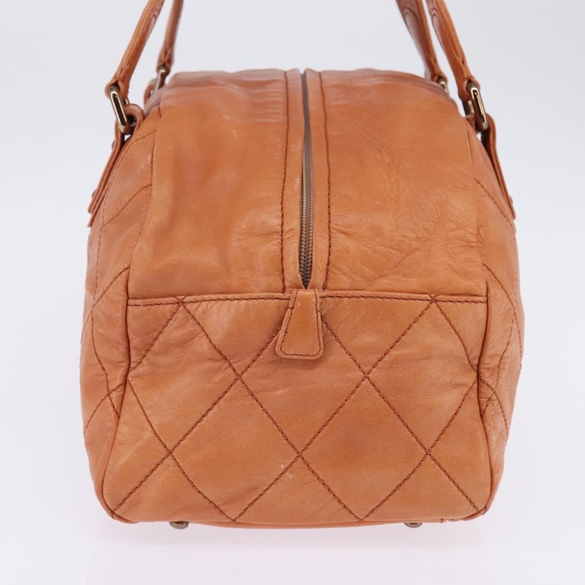 Chanel Chanel Cloudy Bundle Bowler Bag Quilted Lambskin Bruin