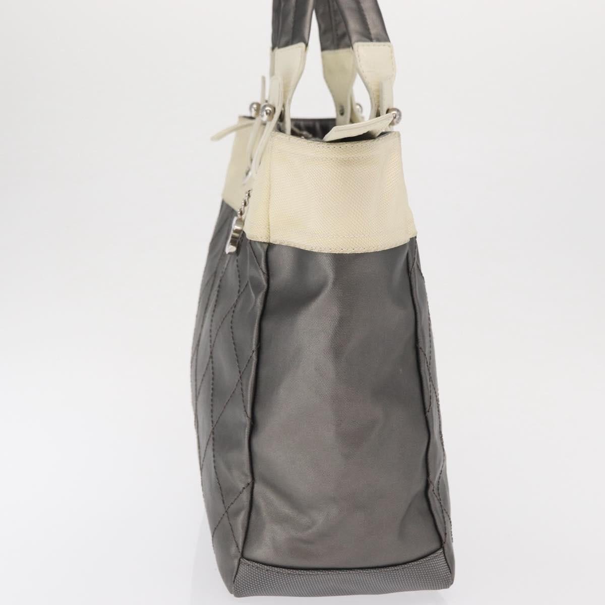 Chanel Chanel Biarritz Tote Nylon Zilver