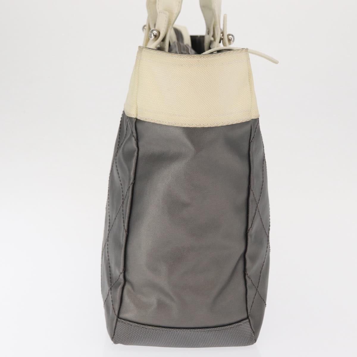 Chanel Chanel Biarritz Tote Nylon Zilver