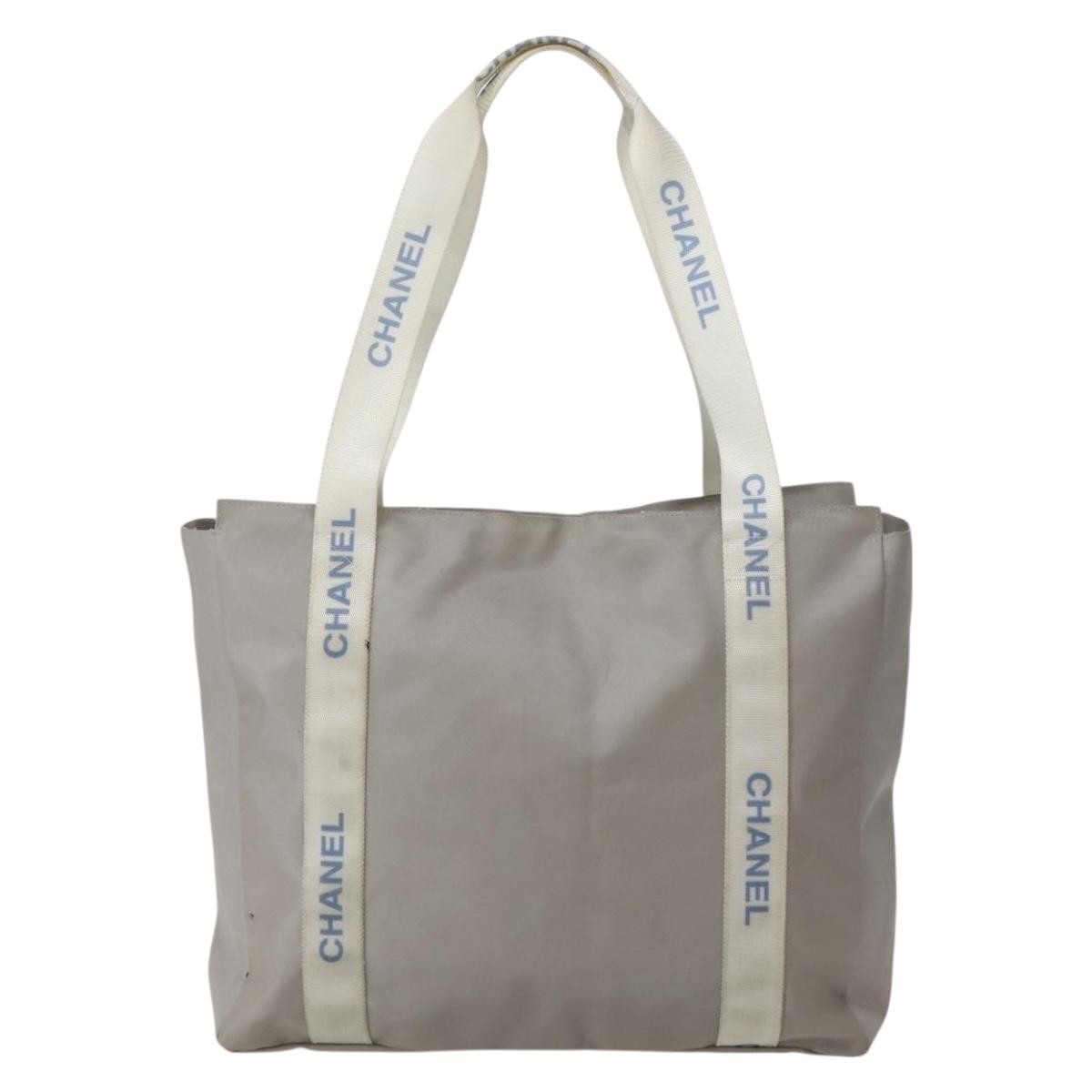 Chanel Chanel Sport Line Tote bag Nylon Grijs