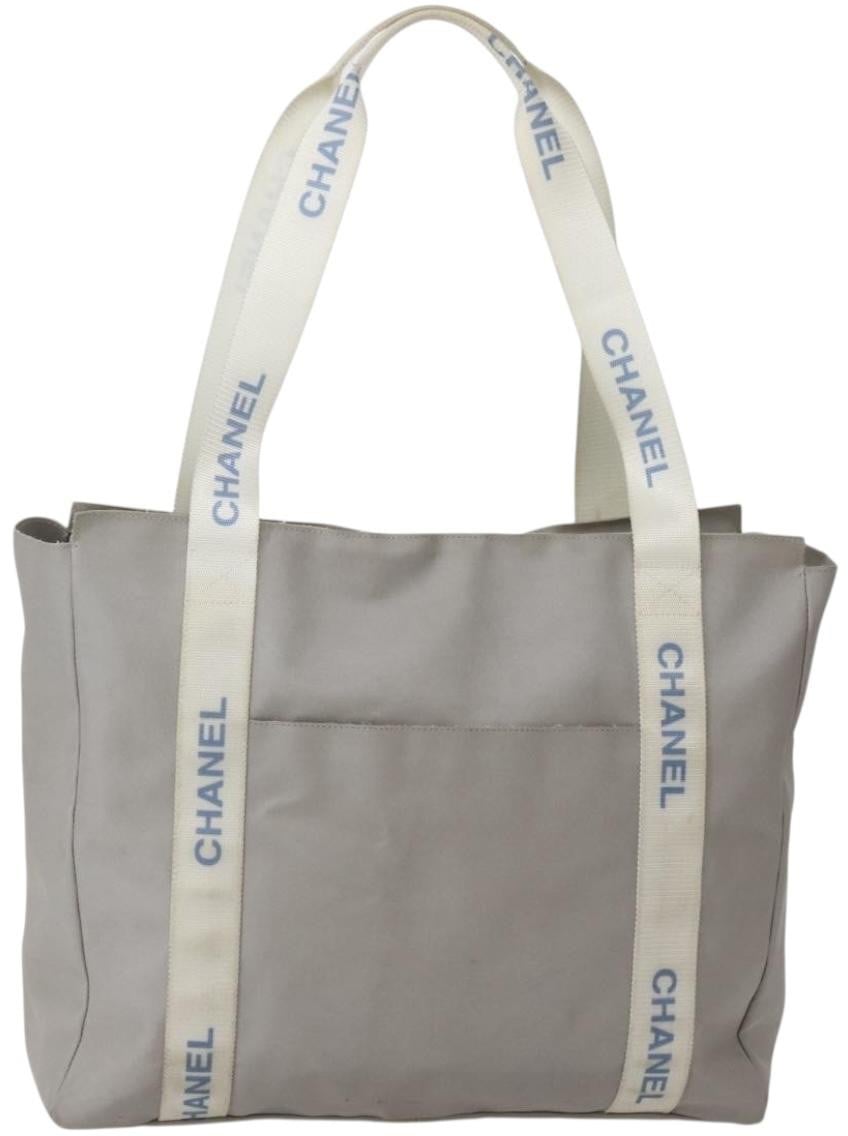 Chanel Chanel Sport Line Tote bag Nylon Grijs