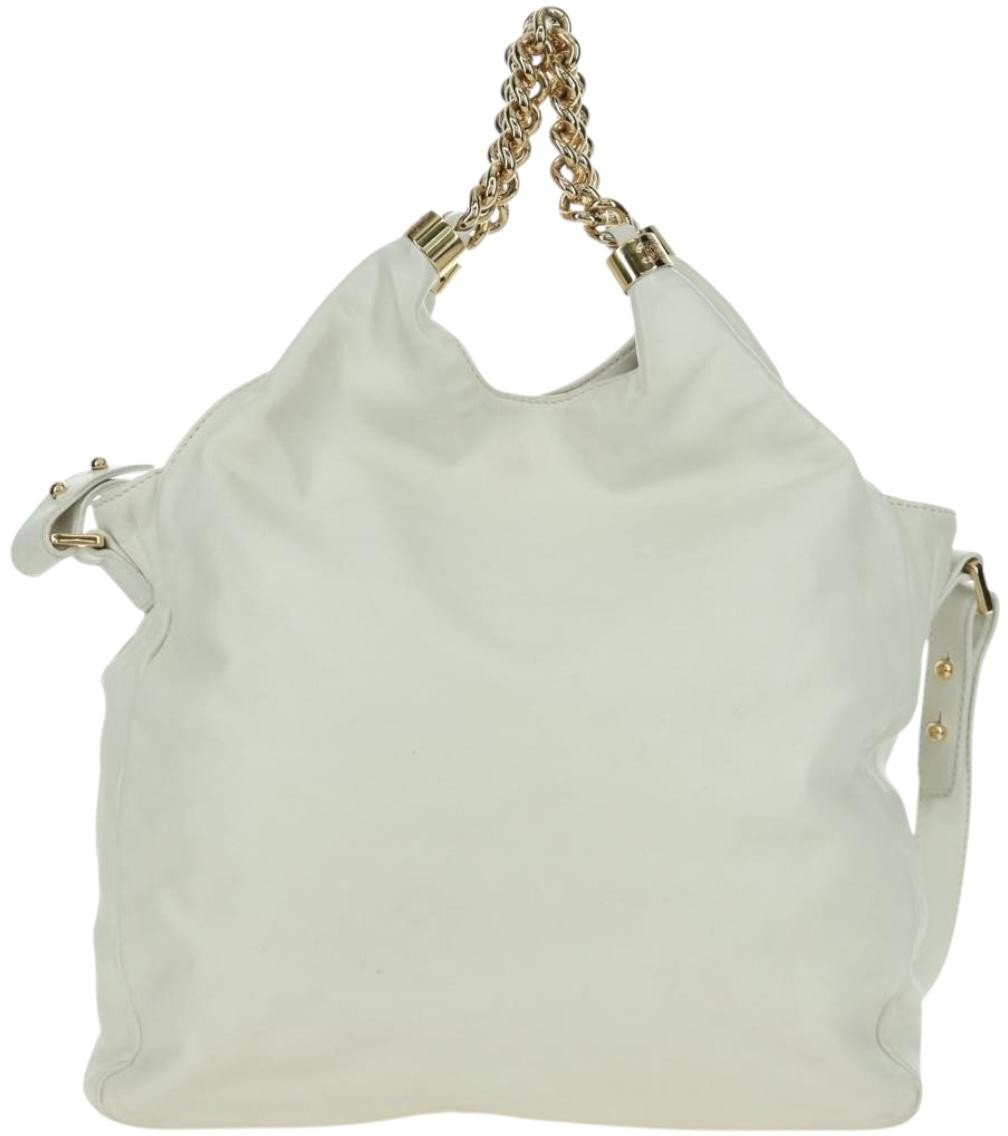 Chanel Chanel Rodeo Drive Hobo Leather Large Wit