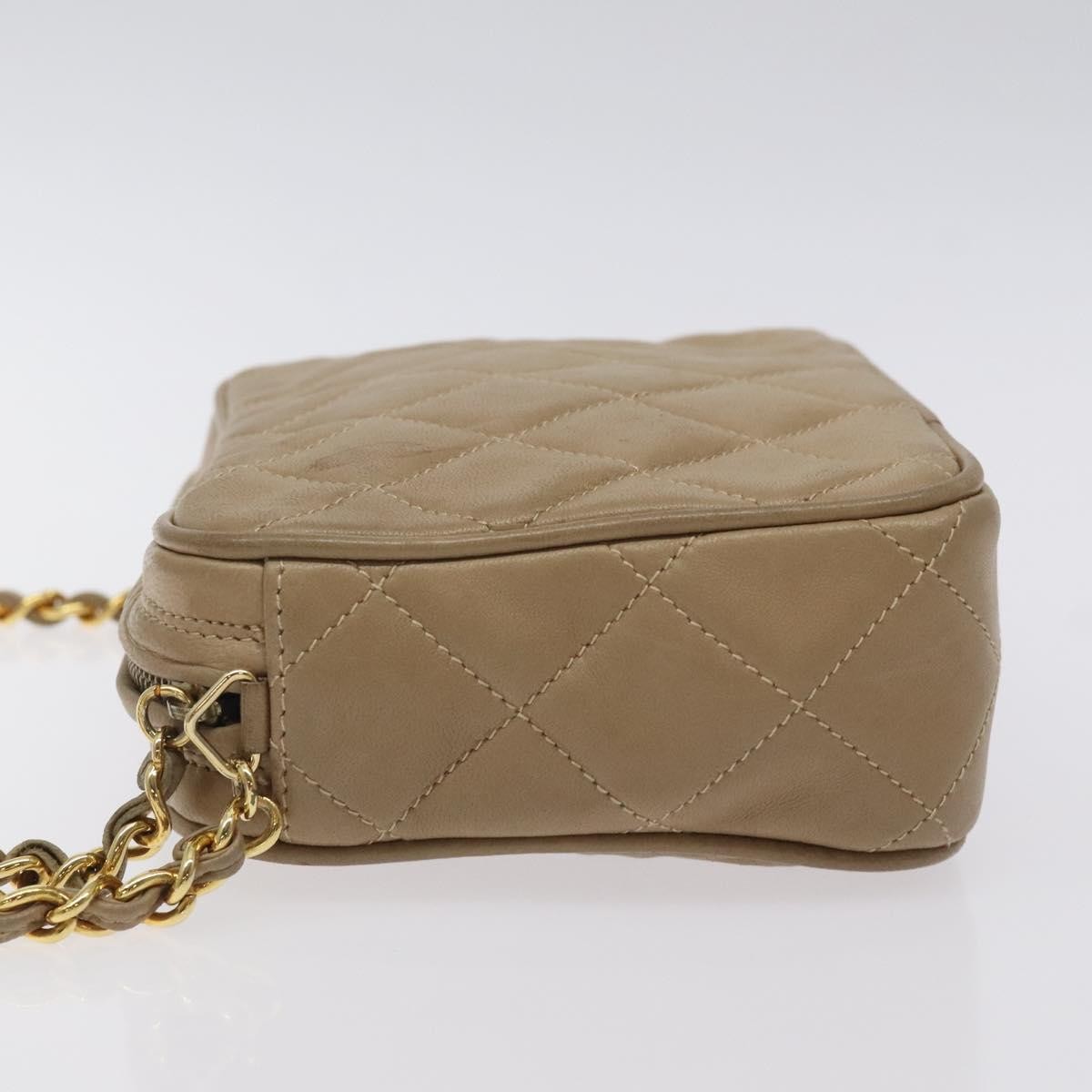 Chanel Chanel Vintage Camera Tassel Bag Lambskin Small Beige