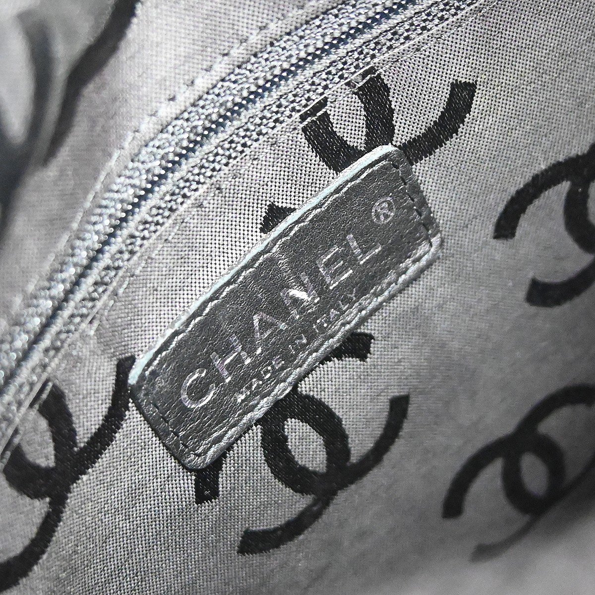 Chanel Cambon Tote Quilted Leather Petite Beige