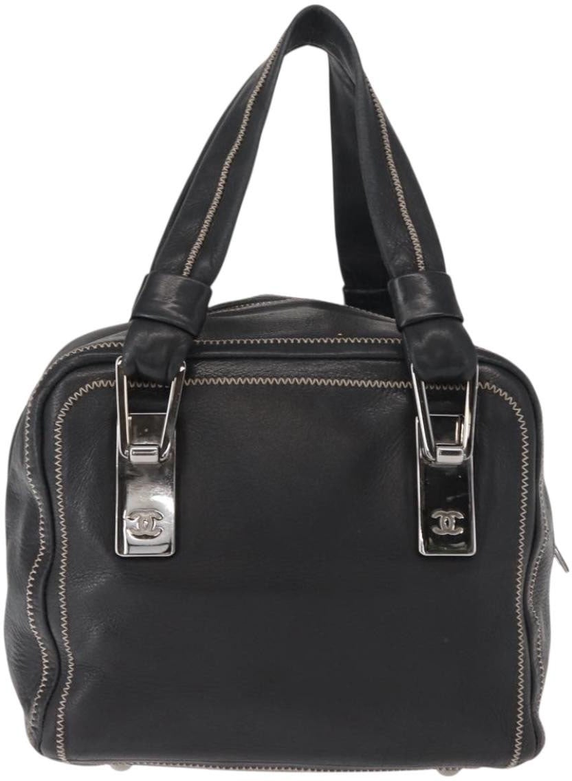 Chanel Chanel CC Bowler Quilted Caviar Zwart