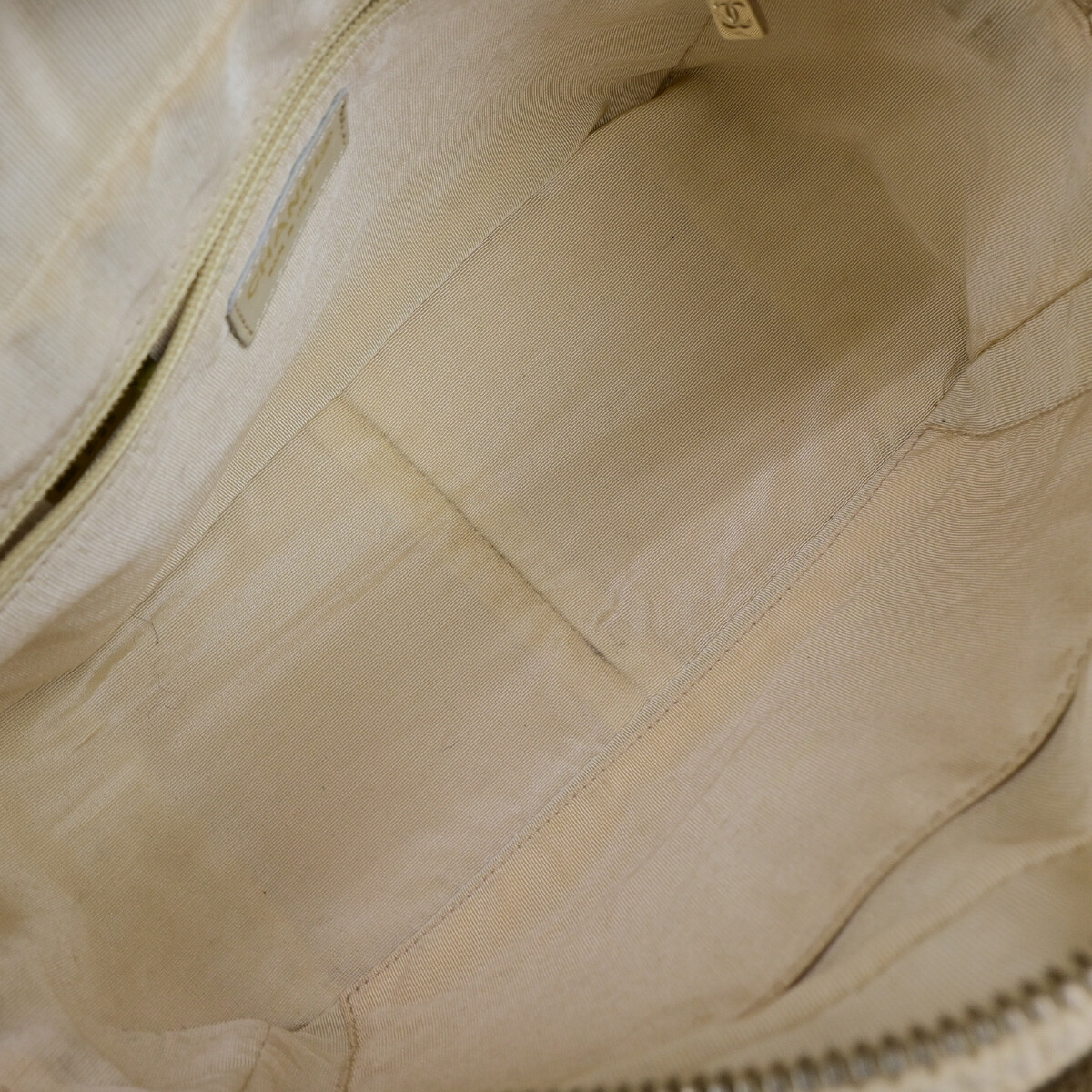 Chanel Chanel Petite Timeless Tote Stitched Calfskin Beige