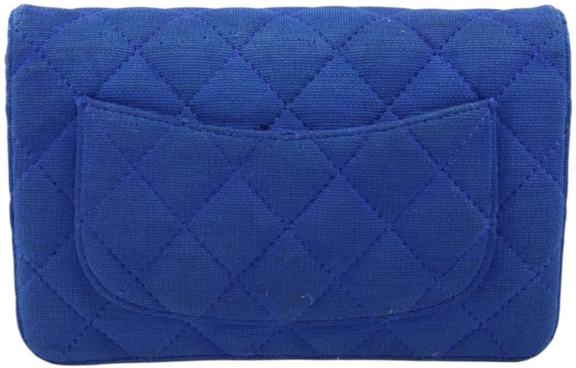 Chanel Chanel Wallet on Chain Canvas Navy