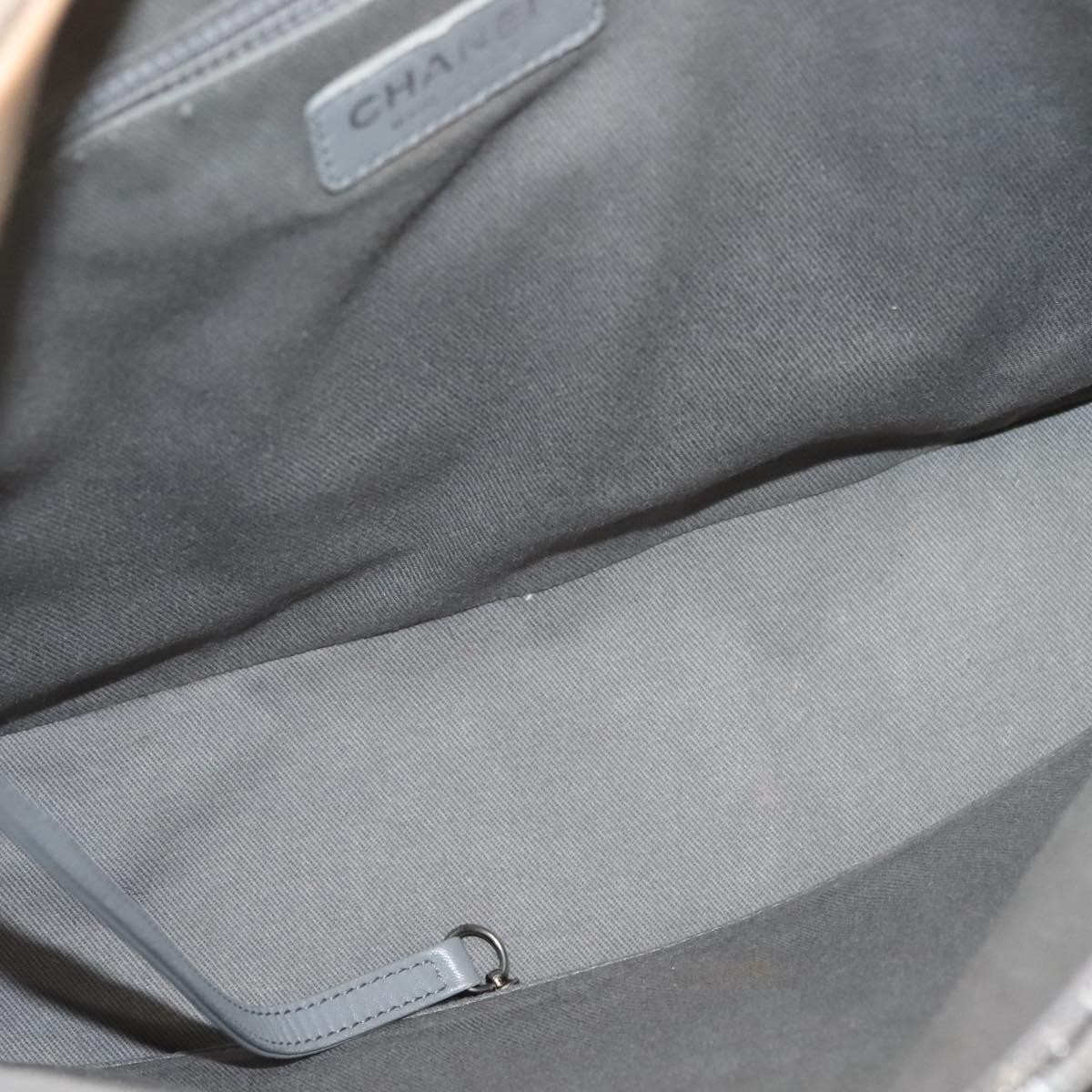 Chanel Chanel Quilted Boy Tote Quilted Aged Glazed Aged Calfskin Beige