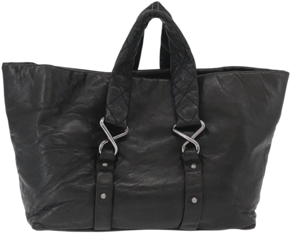 Chanel Chanel 8 Knots Tote Lambskin Medium Zwart