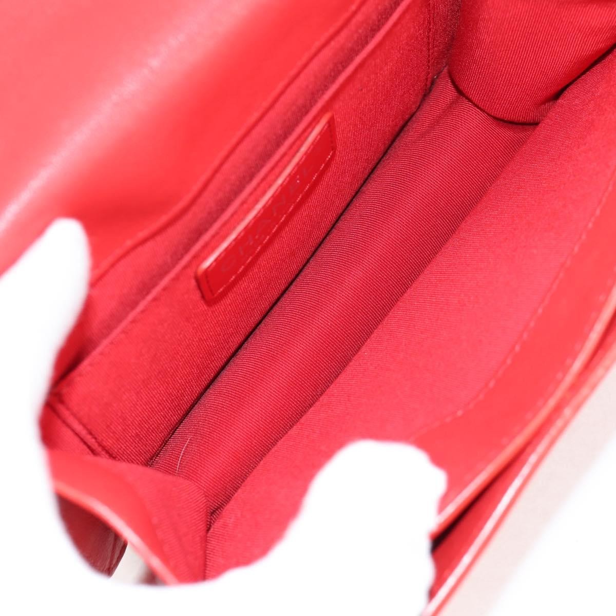 Chanel Chanel CC Box Flap Bag Quilted Caviar Small Rood