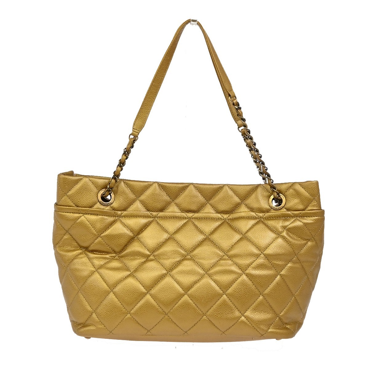 Chanel Chanel Timeless CC Soft Tote Calfskin Goud