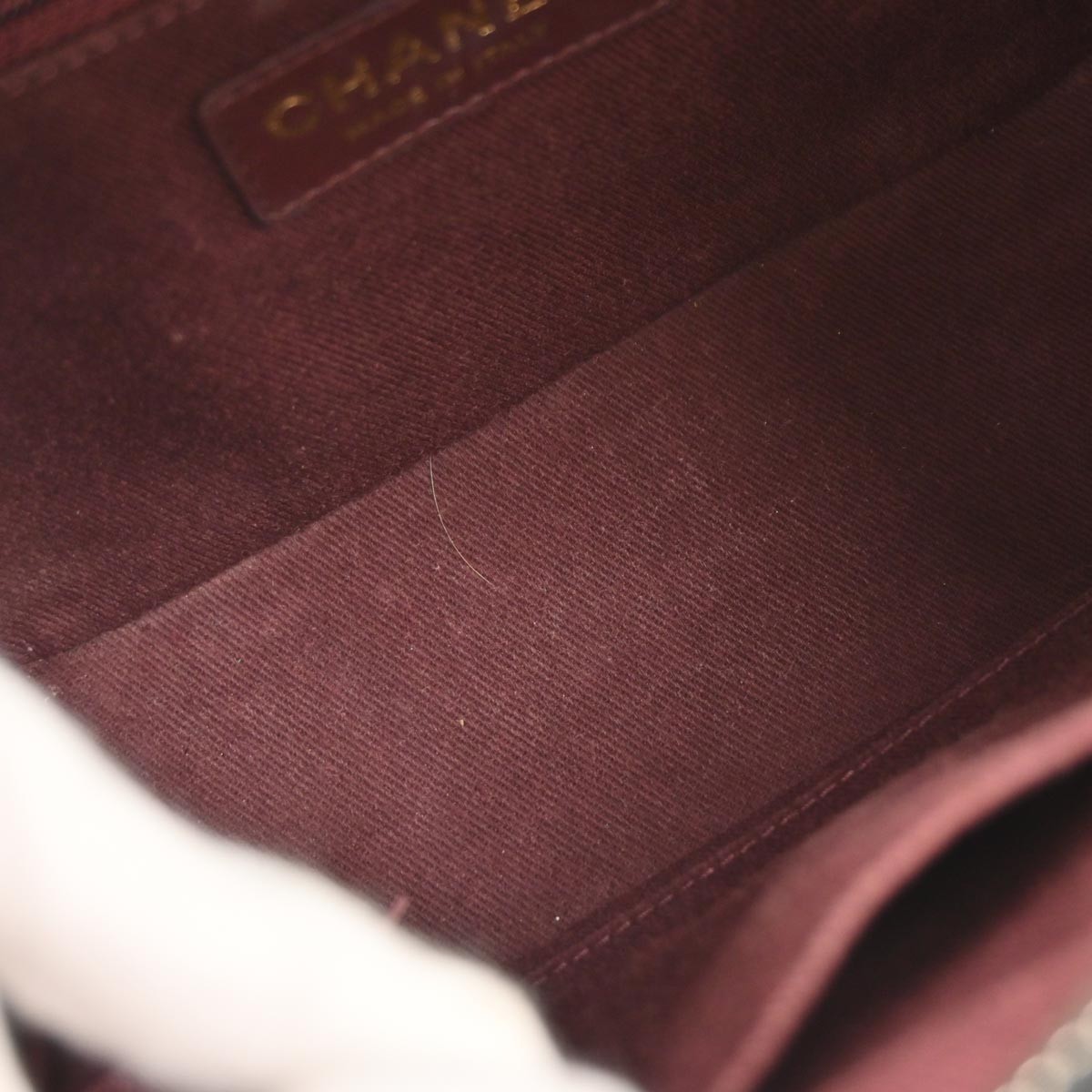 Chanel Chanel Coco Curve Vanity Case Calfskin and Quilted Goatskin Small Zwart