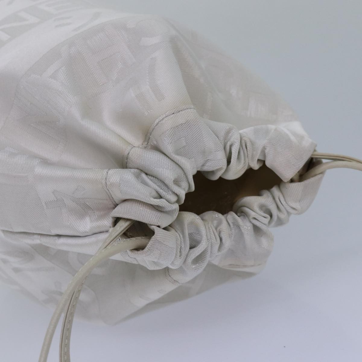 Chanel Chanel Vintage 2-Pouch Camera Bag Quilted Lambskin Small Wit