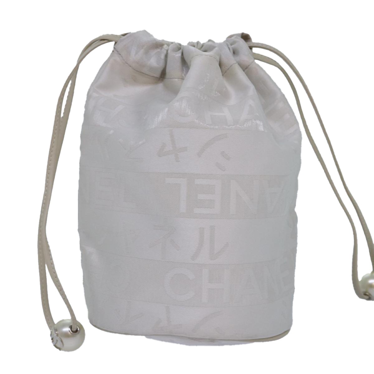 Chanel Chanel Vintage 2-Pouch Camera Bag Quilted Lambskin Small Wit