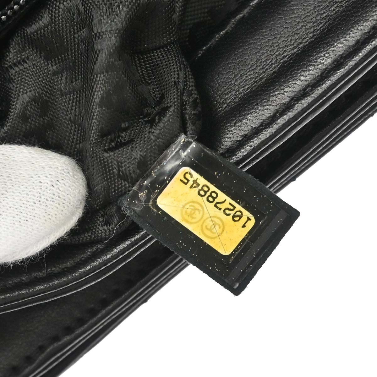 Chanel Camellia No.5 Chain Flap Quilted Lambskin Large Zwart