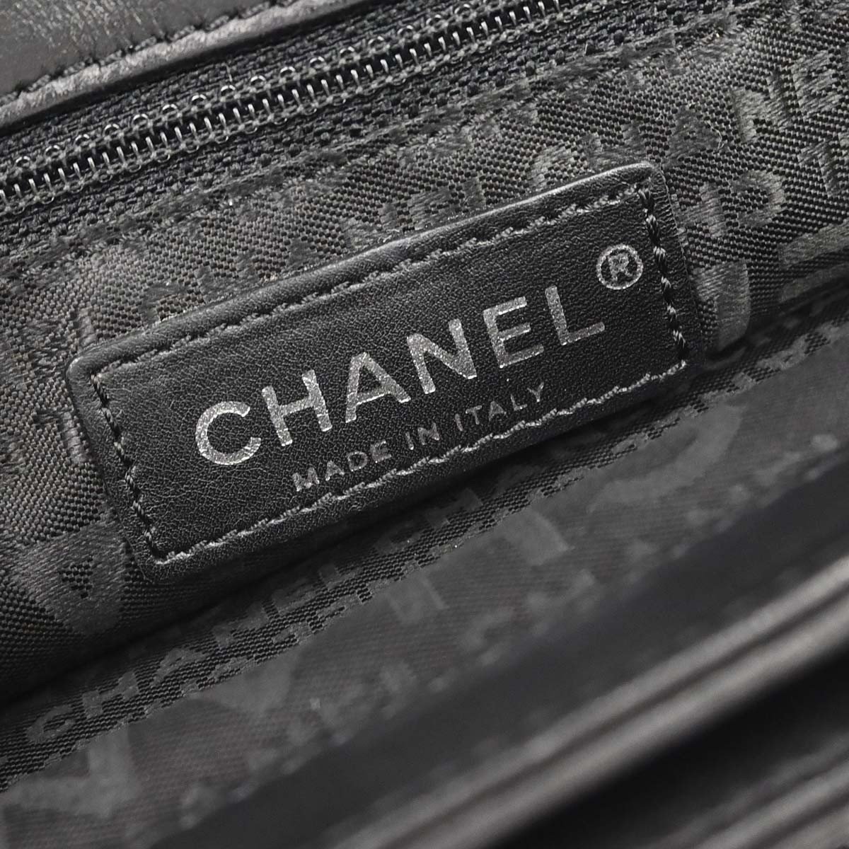 Chanel Camellia No.5 Chain Flap Quilted Lambskin Large Zwart