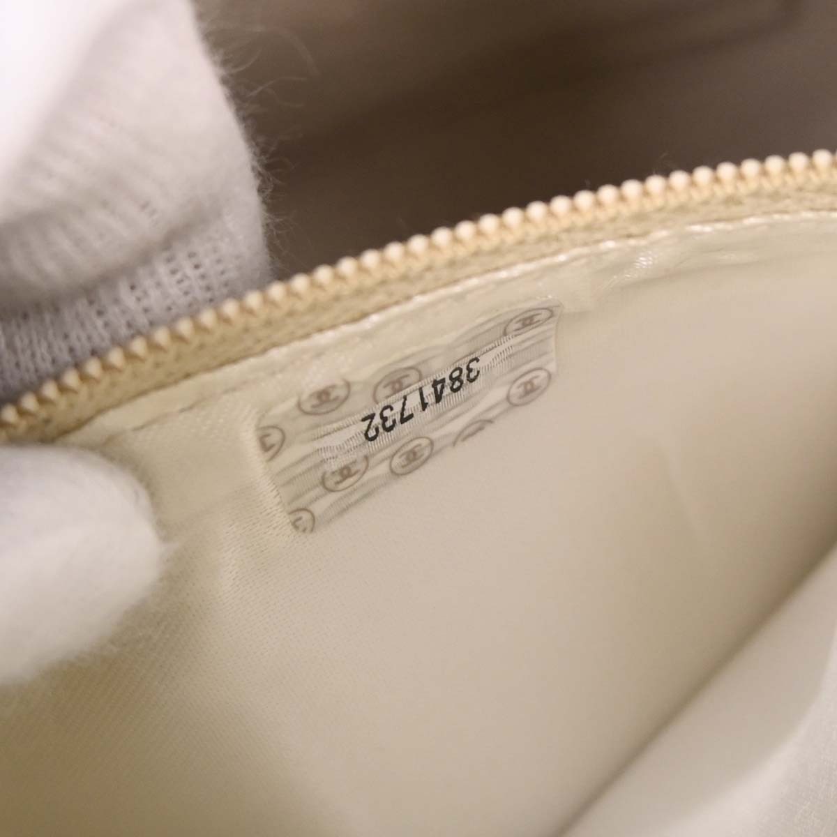 Chanel Chanel Vintage Chain Camera Bag Quilted Caviar Small Beige