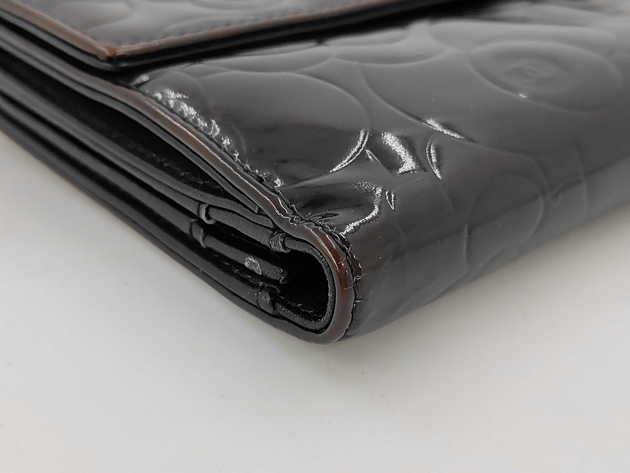 Chanel Camellia Flap Organizer Camellia Lambskin medium Zwart