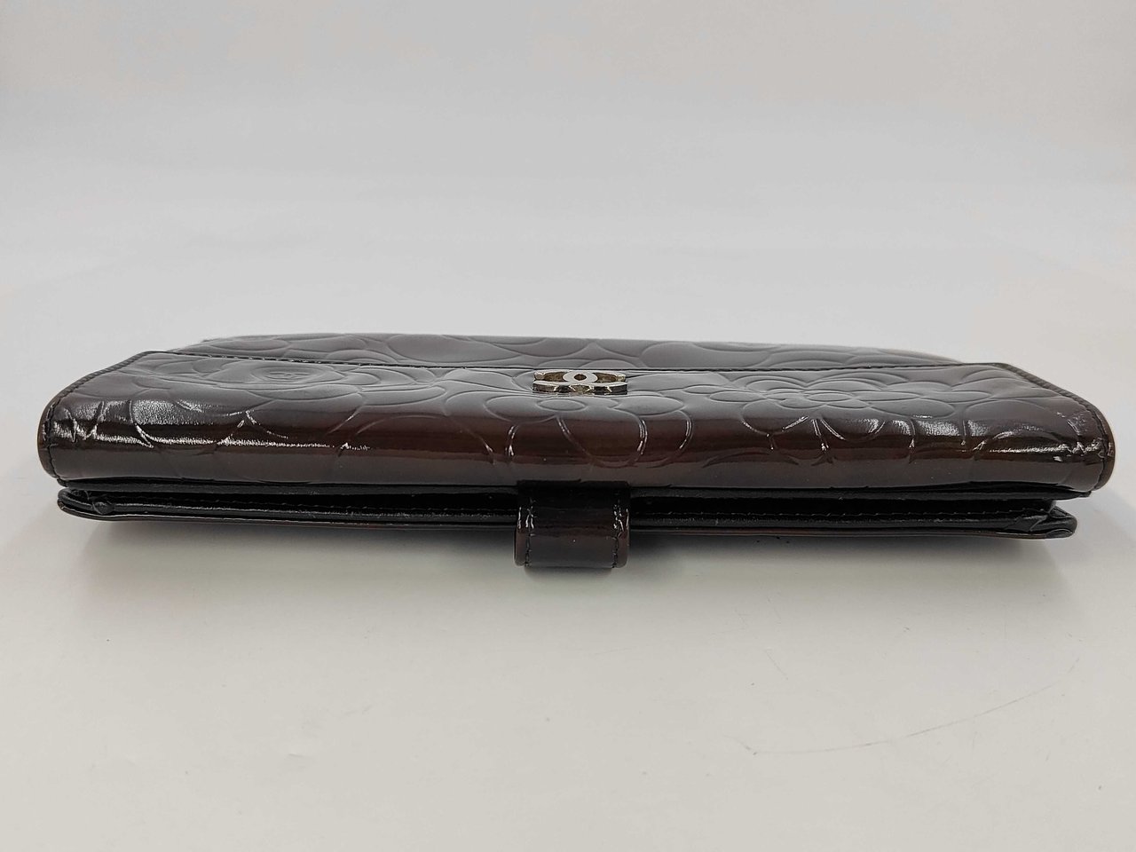 Chanel Camellia Flap Organizer Camellia Lambskin medium Zwart