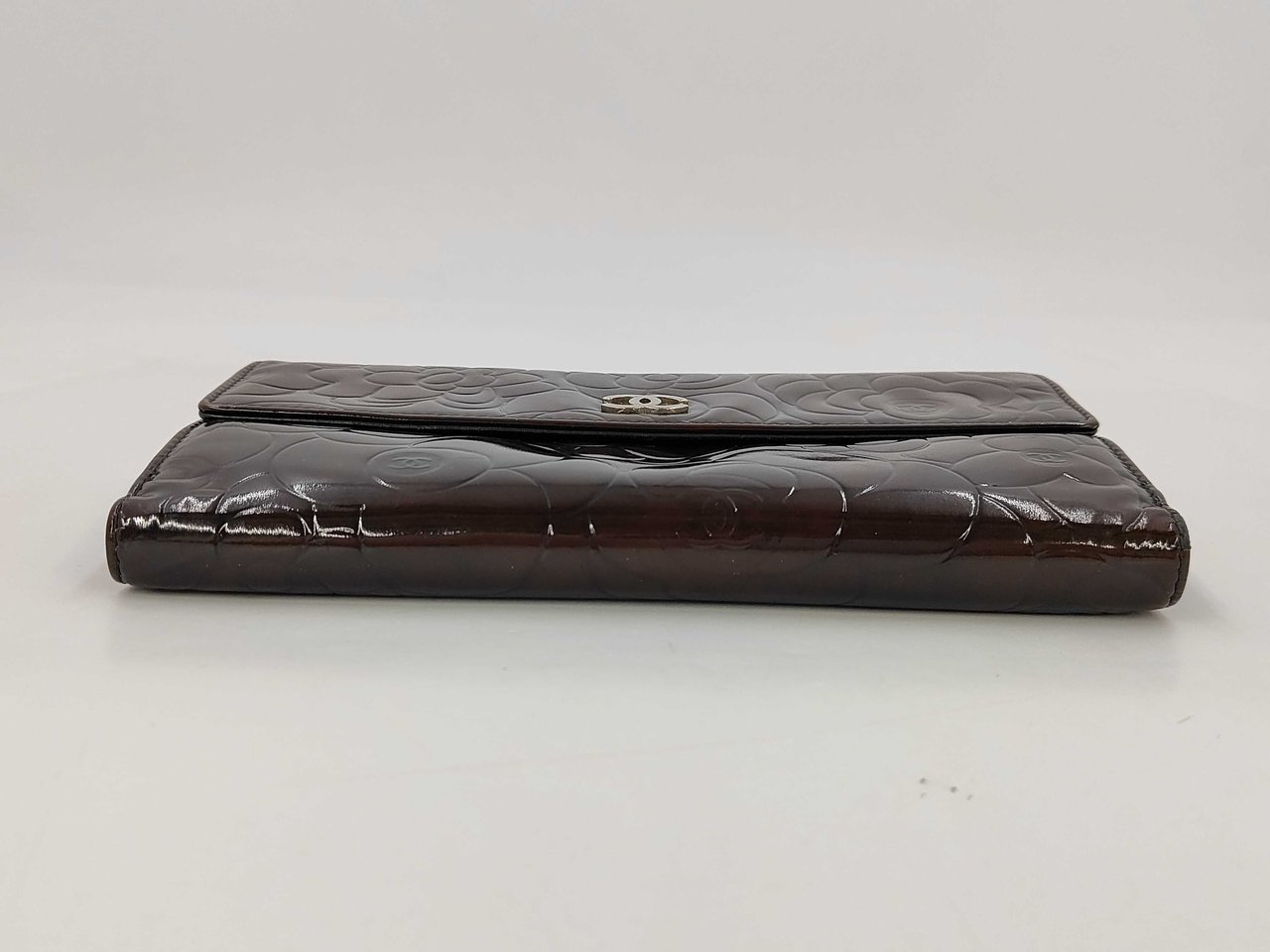 Chanel Camellia Flap Organizer Camellia Lambskin medium Zwart