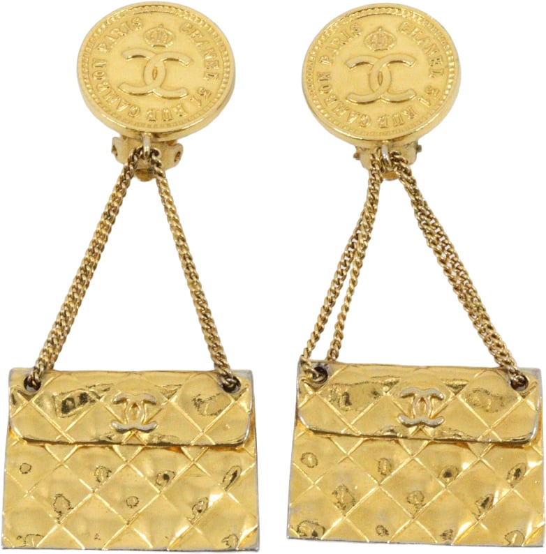Chanel 31 Rue Cambon Flap Bag Clip-On Metal Goud