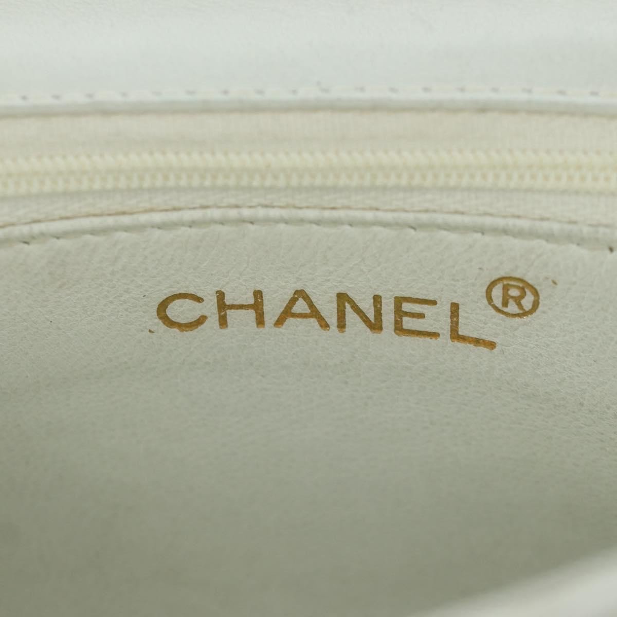 Chanel Vintage Gripoix Flap Leather Wit