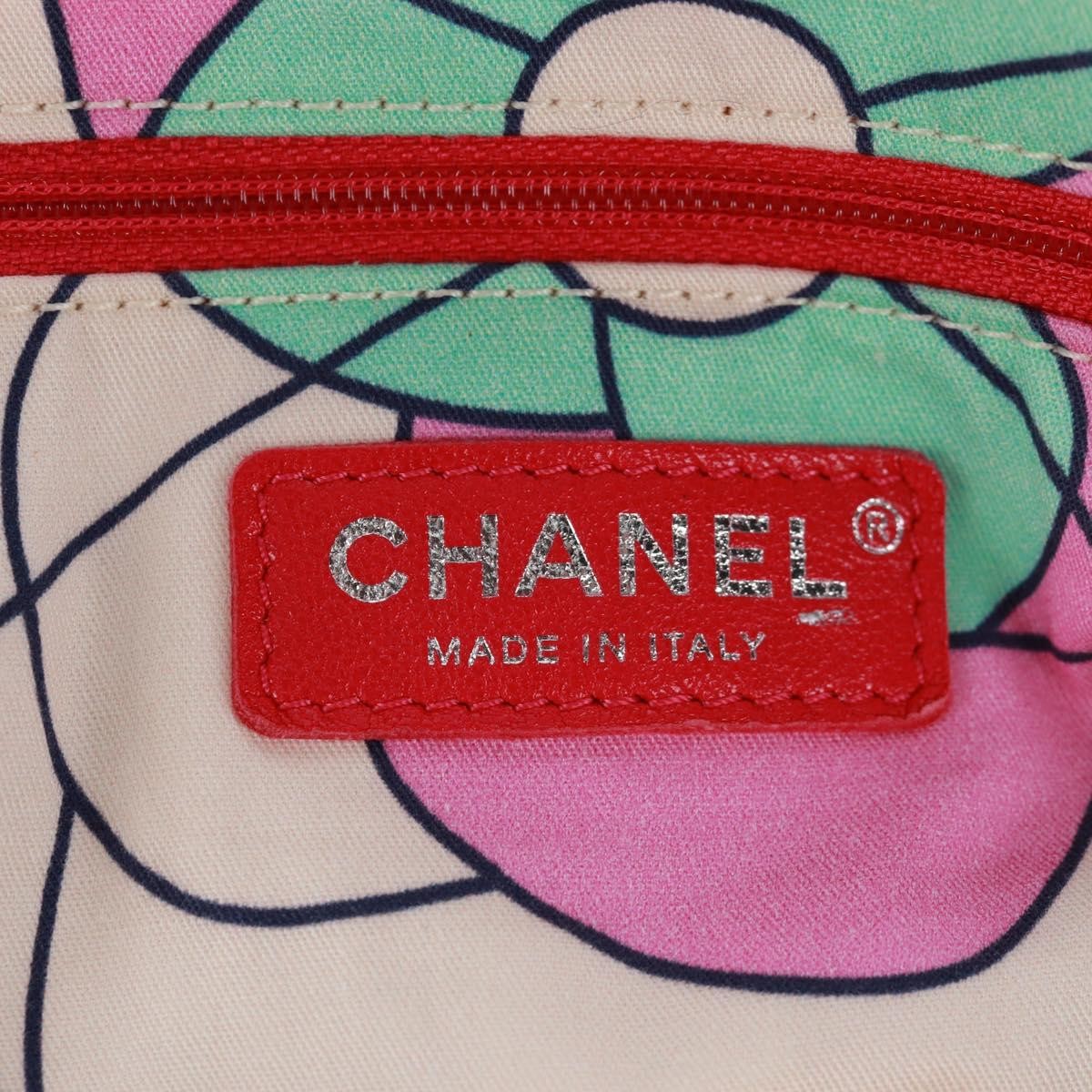 Chanel Chanel CC Charm Shopping Tote Quilted Mixed Fibers Large Roze