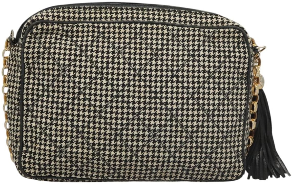 Chanel Chanel Vintage Front Pocket Camera Bag Canvas Wit