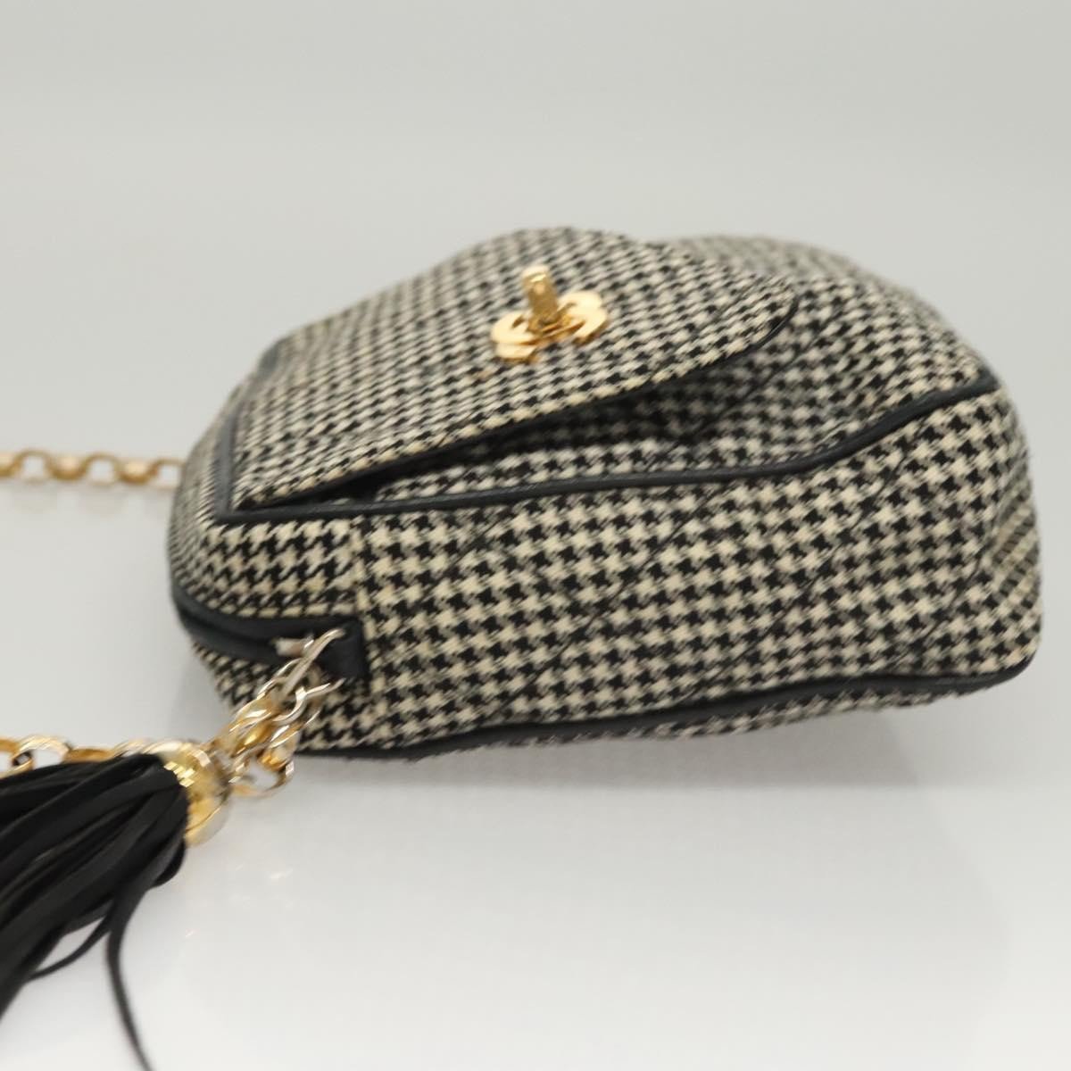Chanel Chanel Vintage Front Pocket Camera Bag Canvas Wit