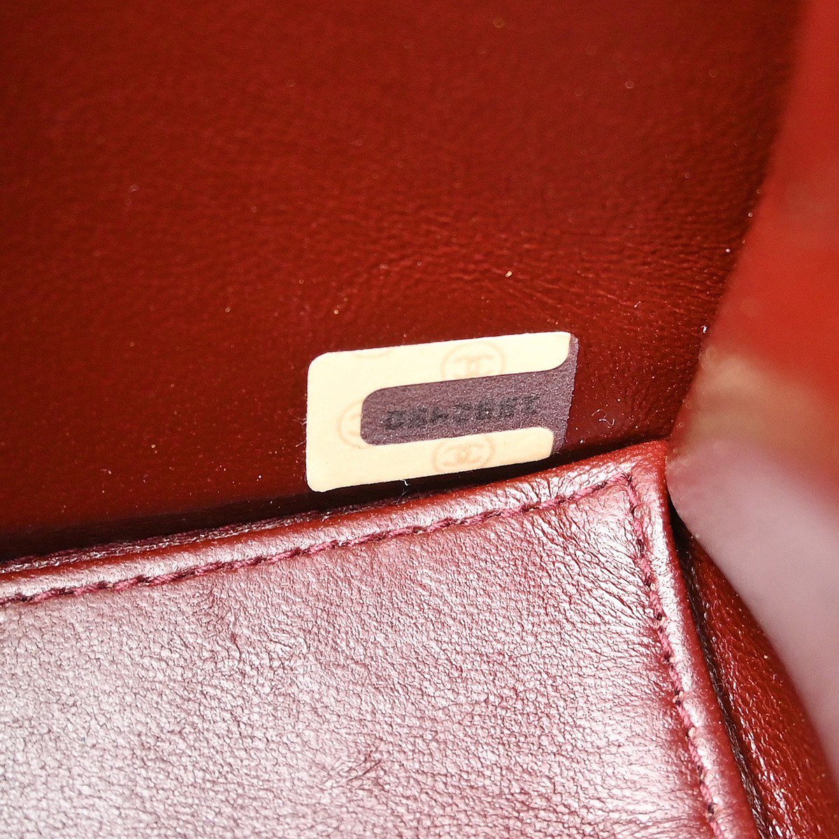 Chanel Vintage Trapezoid CC Flap Lambskin Small Zwart