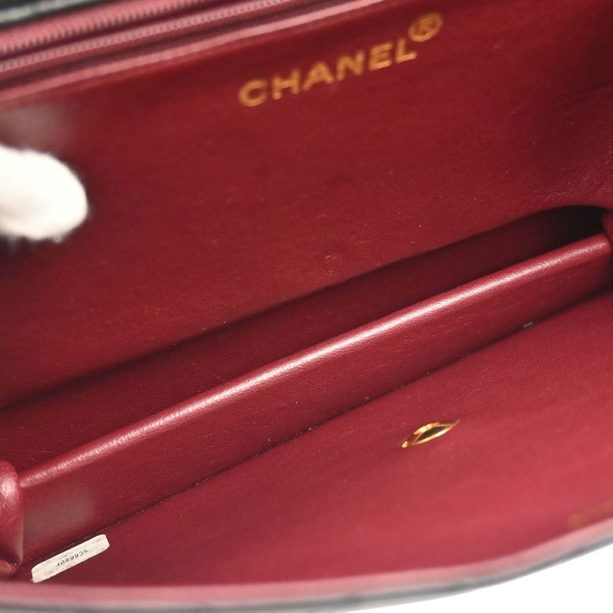 Chanel Vintage Classic Flap Quilted Lambskin Zwart