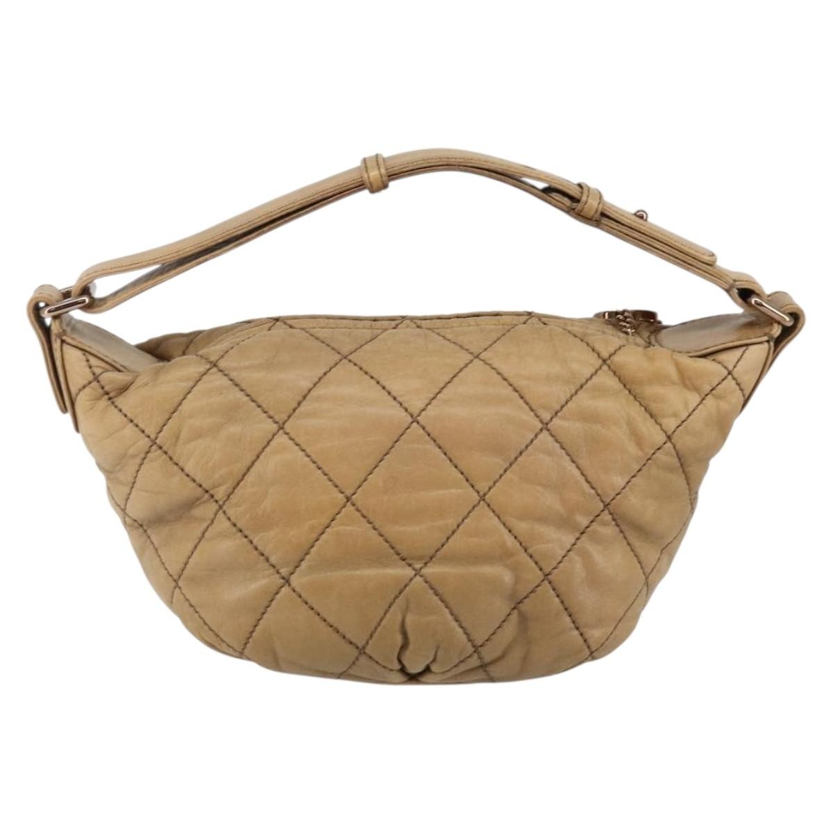 Chanel Chanel Cloudy Bundle Hobo Quilted Lambskin Bruin