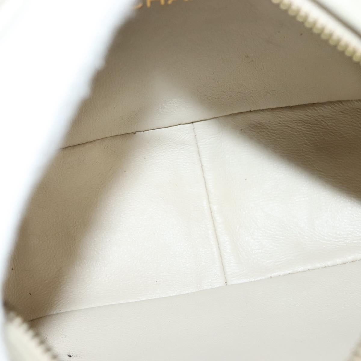 Chanel Chanel Vintage Diamond CC Camera Bag Quilted Lambskin Large Beige