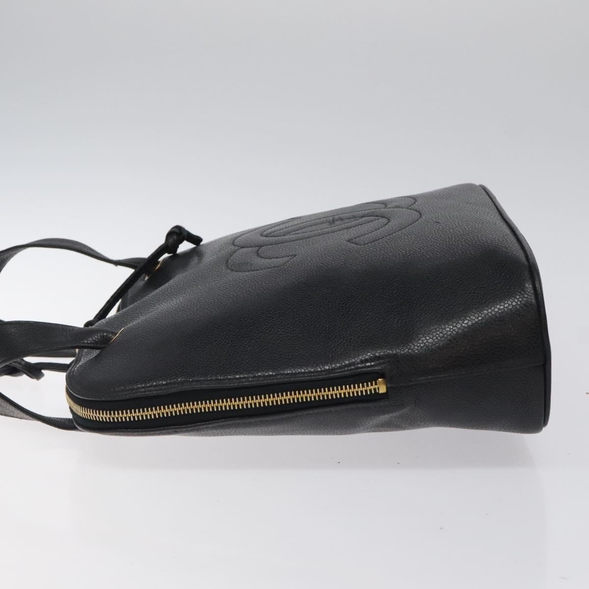 Chanel Chanel Vintage CC Dome Bag Caviar Large Zwart