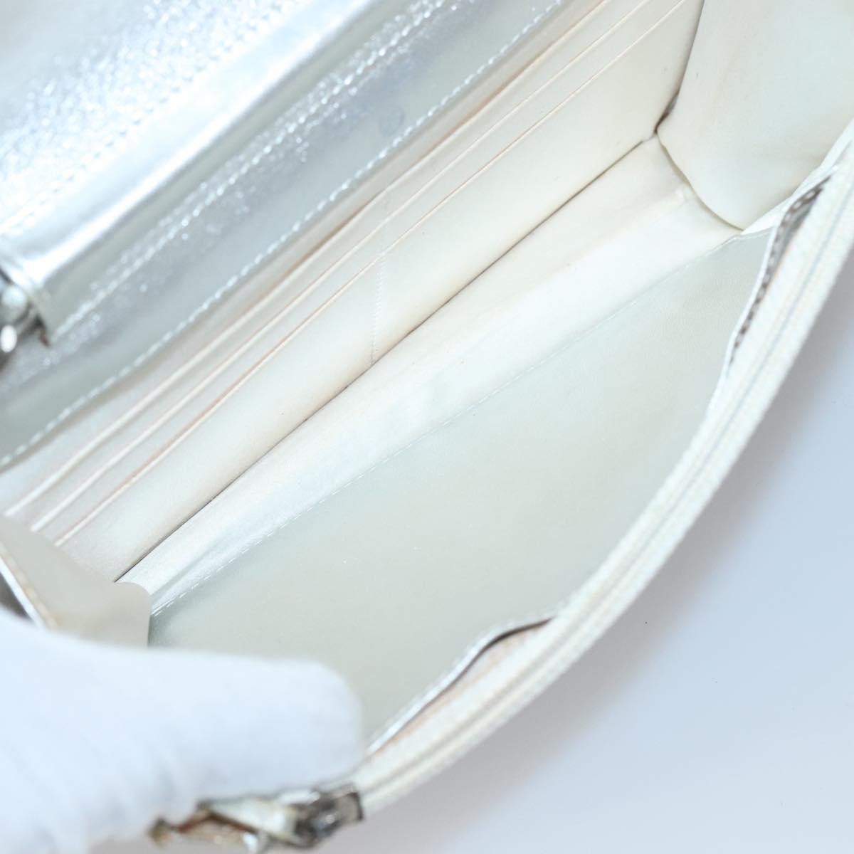 Chanel Chanel Travel Line Wallet on Chain Quilted Nylon Zilver