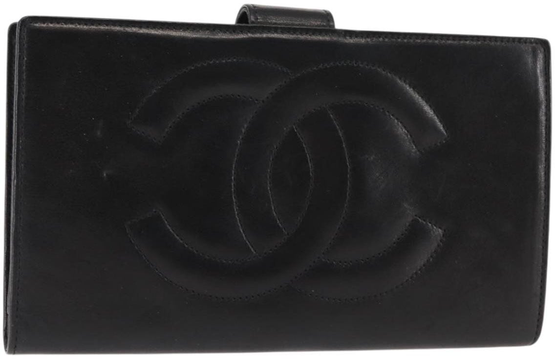 Chanel Chanel Timeless CC Wallet Caviar Long Zwart