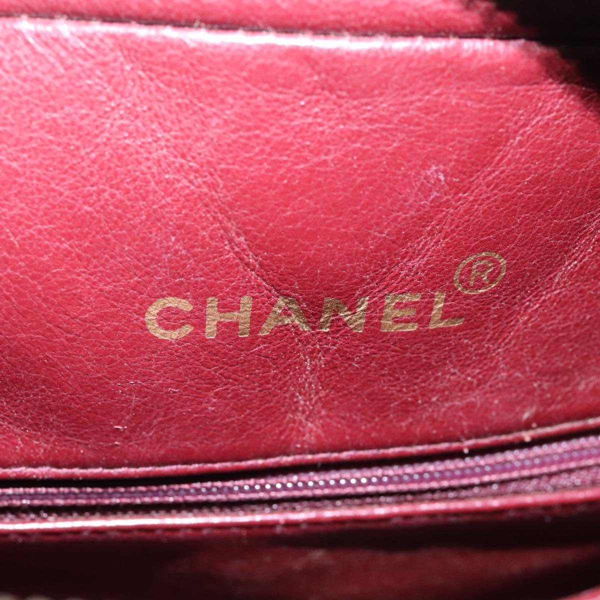 Chanel Chanel V Stitch Leather Zwart