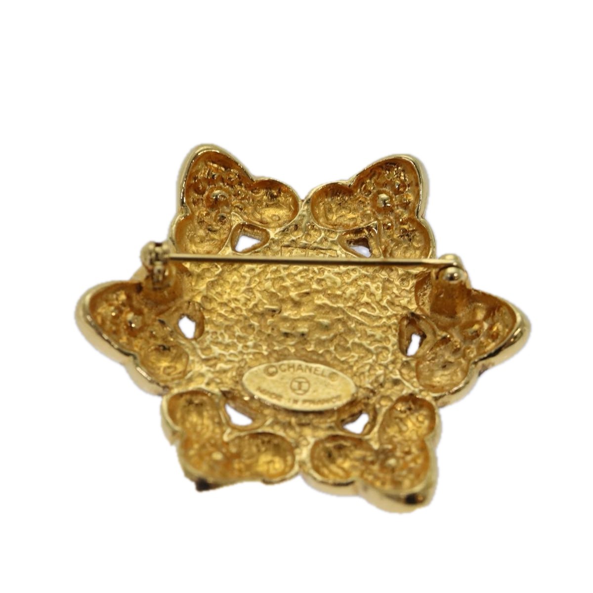 Chanel Chanel Baroque CC Brooch Metal Goud
