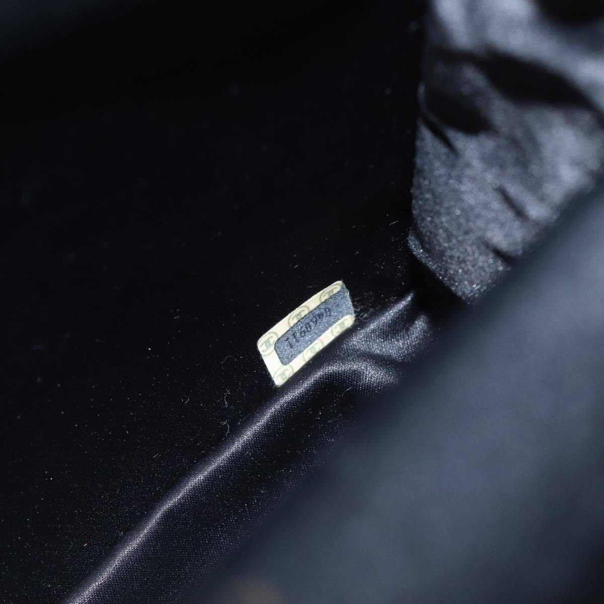 Chanel Chanel Envelope Compartment Flap Bag Silk Zwart