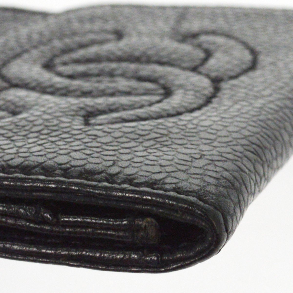 Chanel Timeless CC Bifold Wallet Caviar Zwart
