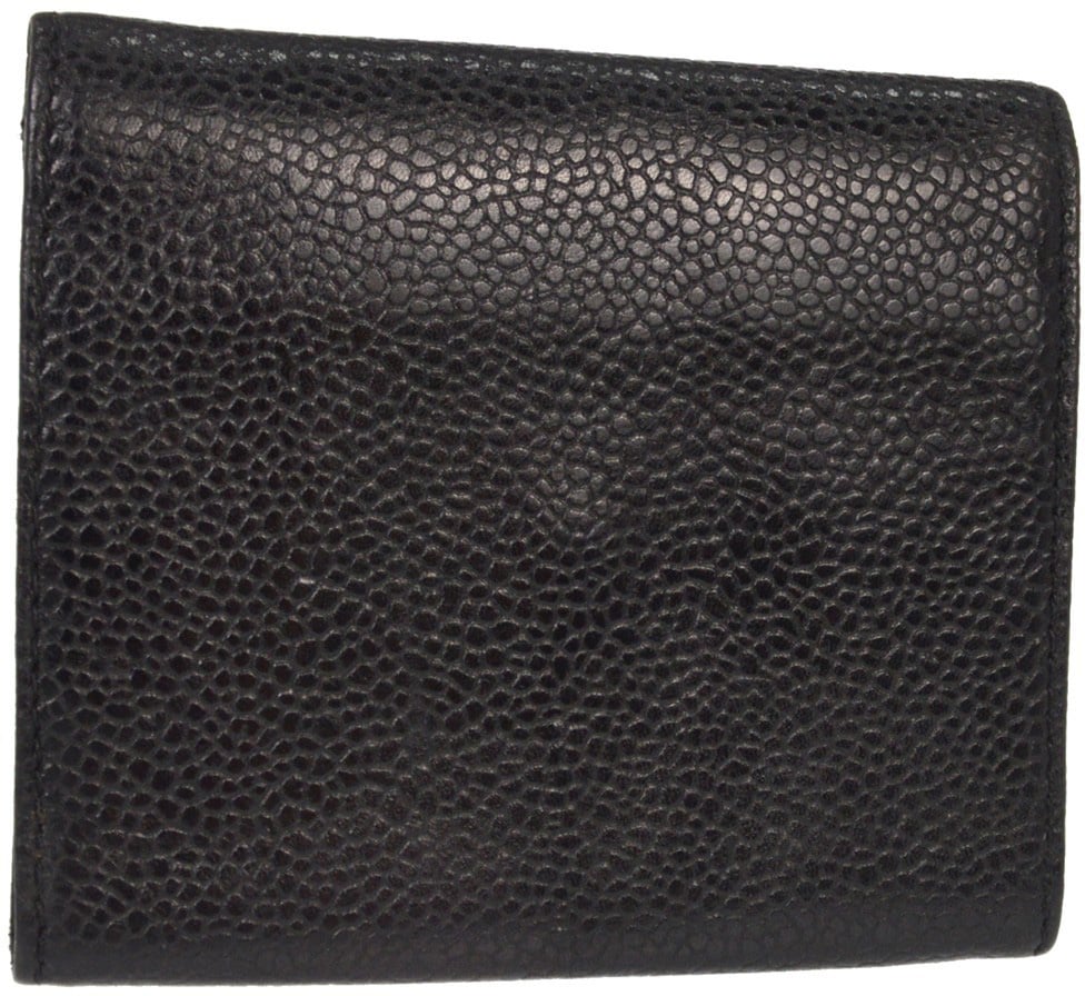 Chanel Timeless CC Bifold Wallet Caviar Zwart
