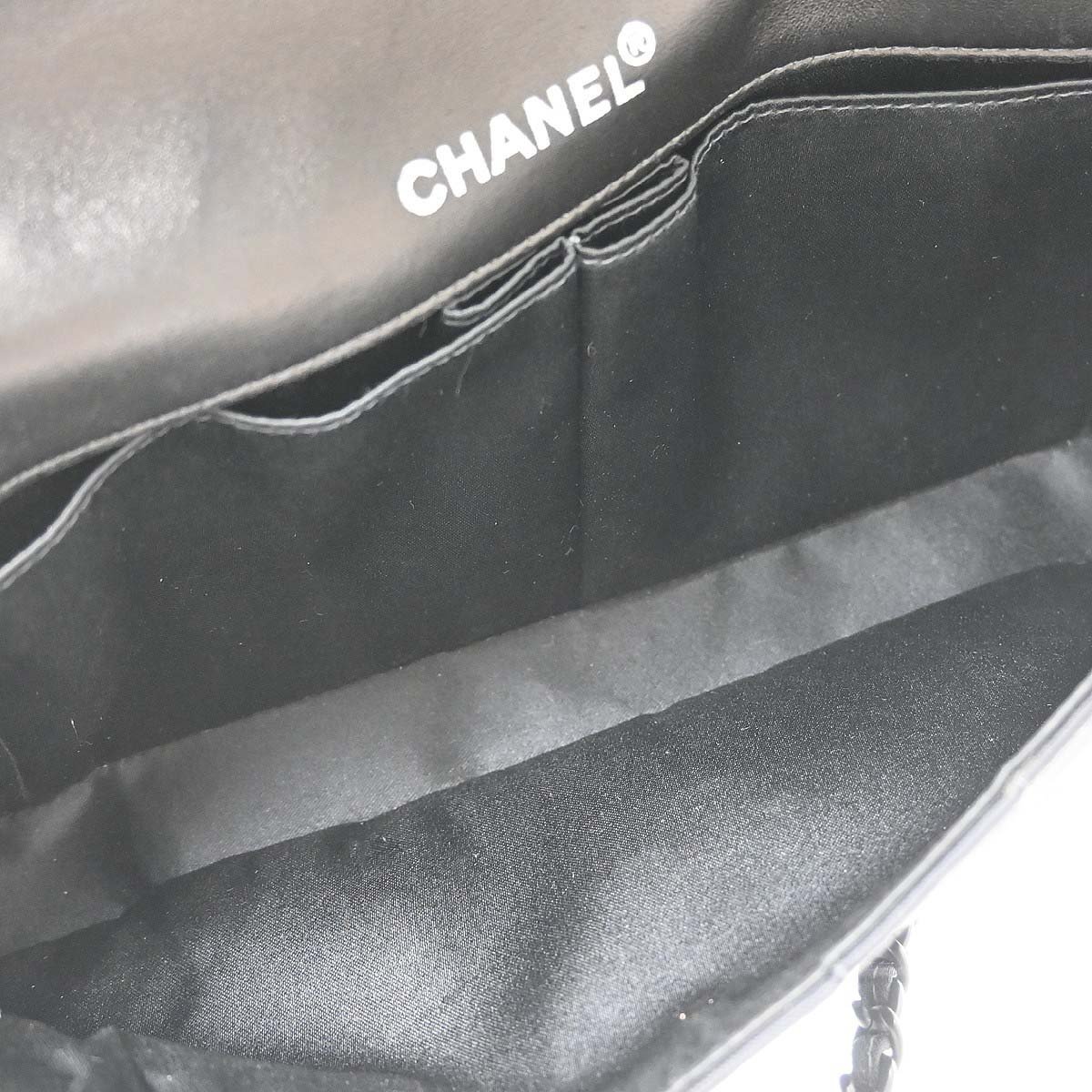 Chanel Travel Line Flap Quilted Nylon East West Zwart